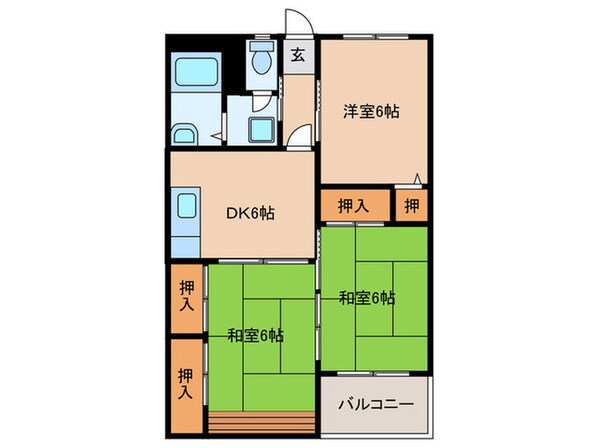 京ビルの物件間取画像